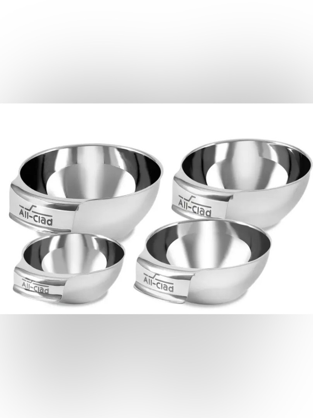 All-Clad Stainless Steel 4-Piece Mini Measuring Bowls